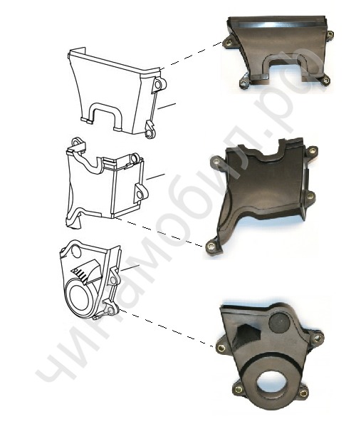 Кожух ГРМ Geely MK
